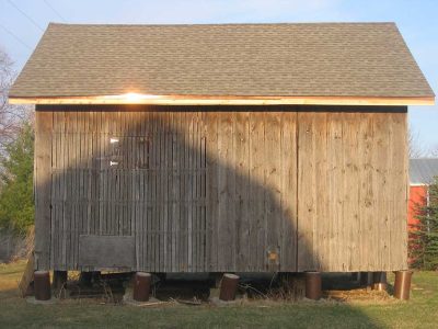 Copper Shingle Roof Installation